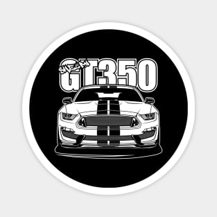 Shelby GT350 - White Print Magnet